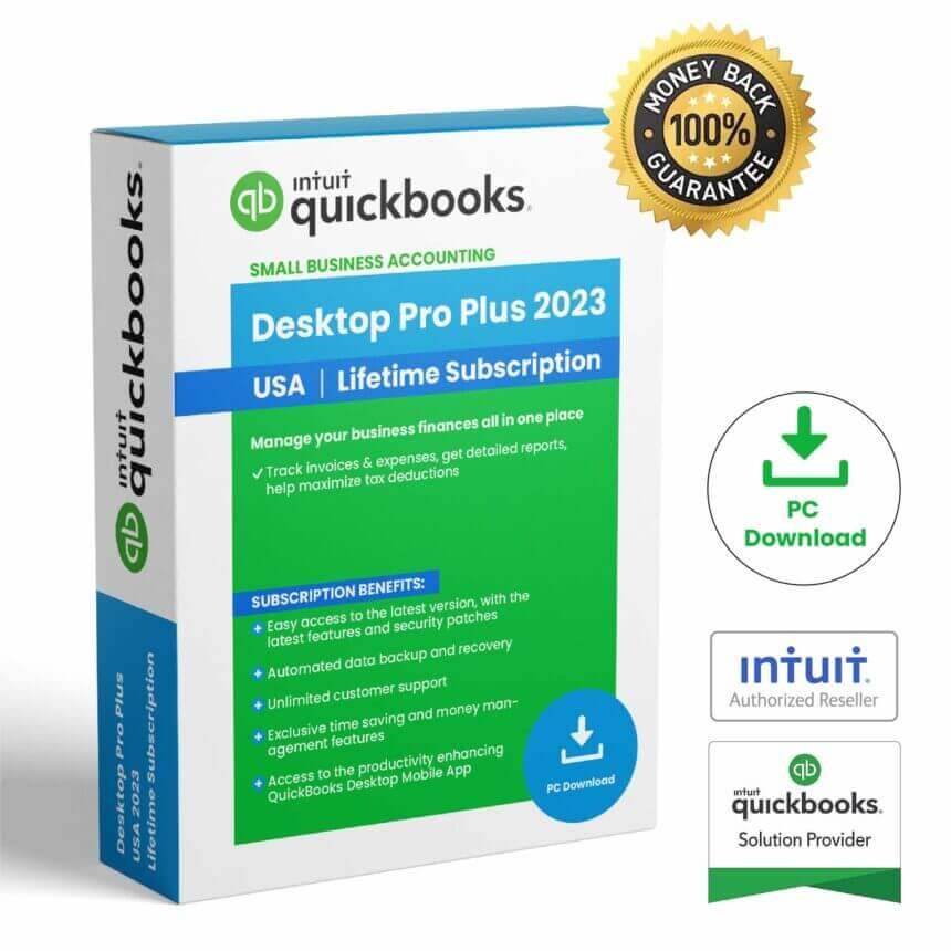 Quickbooks Desktop Pro Plus 2023 2 Users |US Version