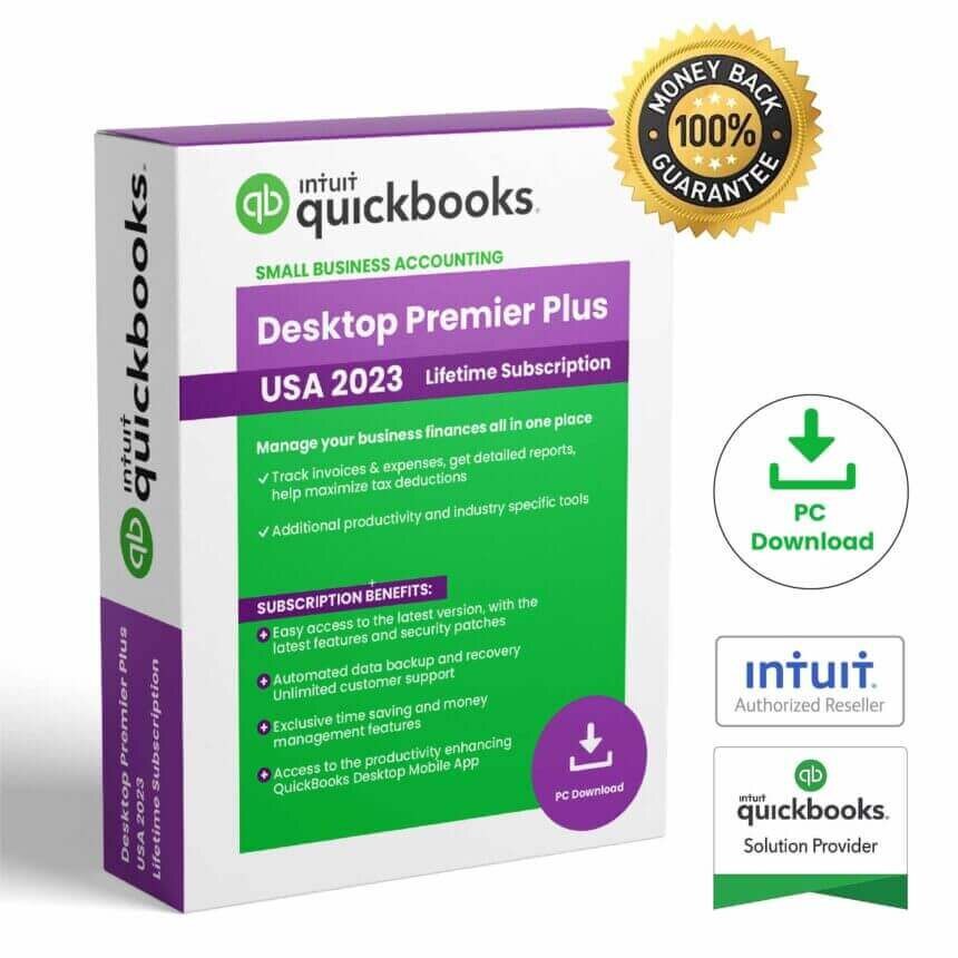 Quickbooks Desktop Premier 2023 5 Users | US Version | No Subscription